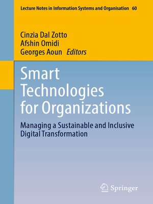 cover image of Smart Technologies for Organizations